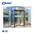 induction rotation automatic Four-wing revolving door for hotel